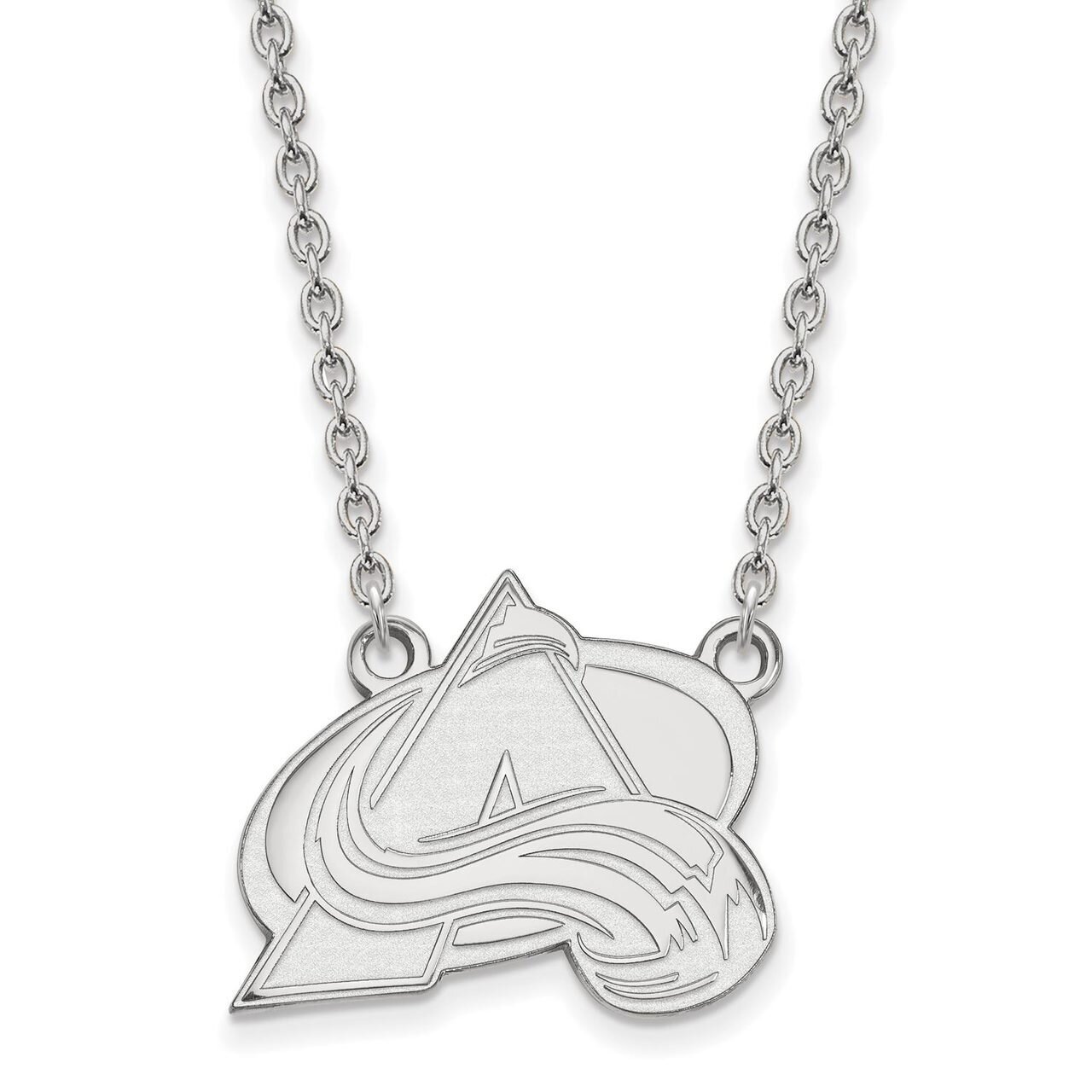 Colorado Avalanche Large Pendant with Chain Necklace 10k White Gold 1W014AVA-18, MPN: 1W014AVA-18, …