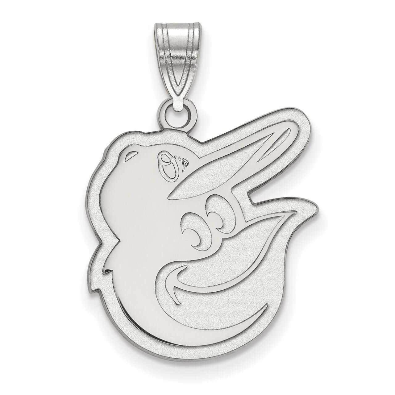 Baltimore Orioles Large Pendant 10k White Gold 1W014ORI, MPN: 1W014ORI, 886774780009