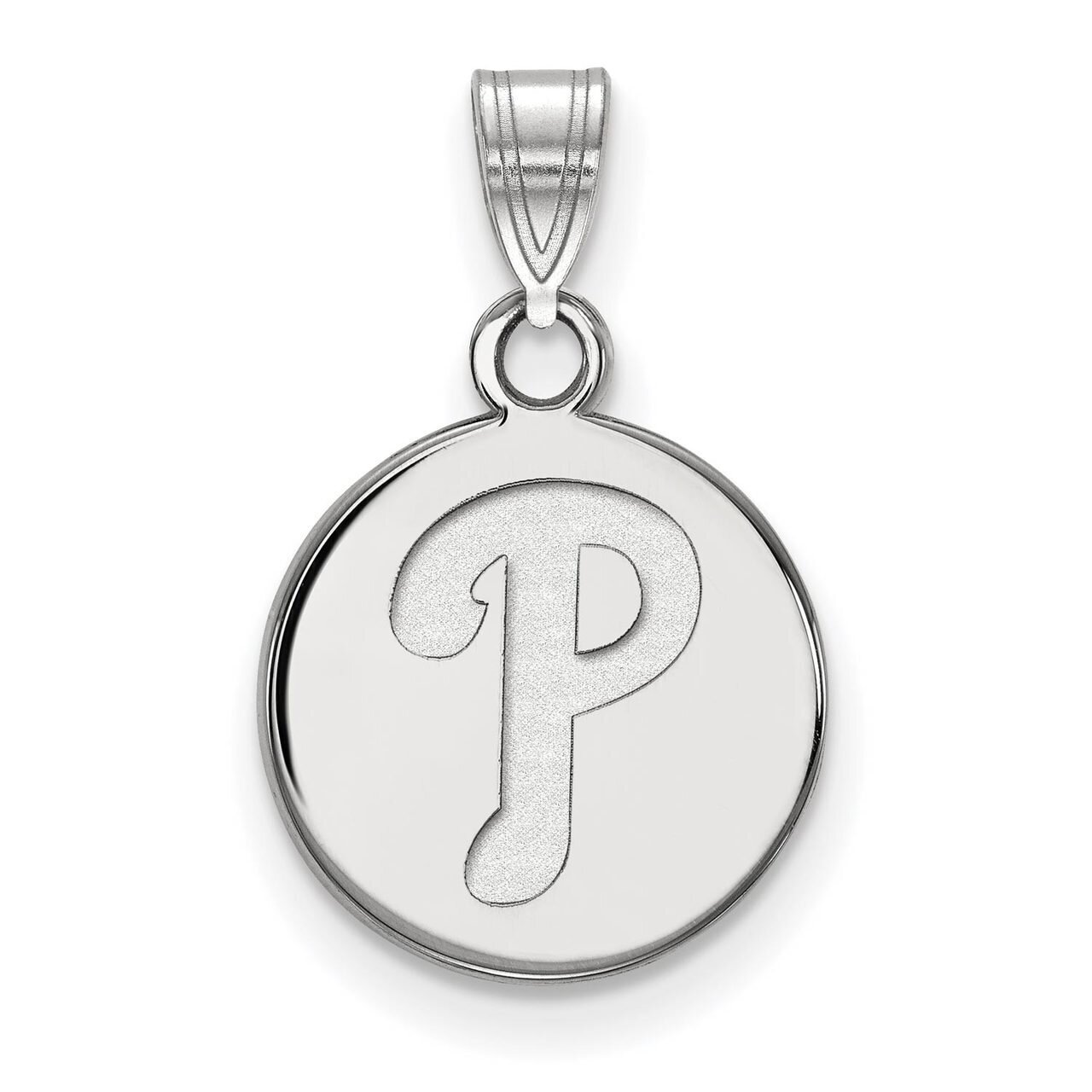 Philadelphia Phillies Small Disc Pendant 10k White Gold 1W014PHI, MPN: 1W014PHI, 886774780016