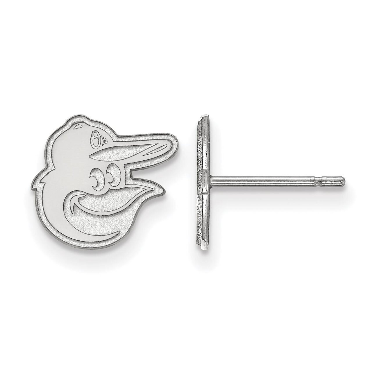 Baltimore Orioles x-Small Post Earring 10k White Gold 1W016ORI, MPN: 1W016ORI, 886774781044