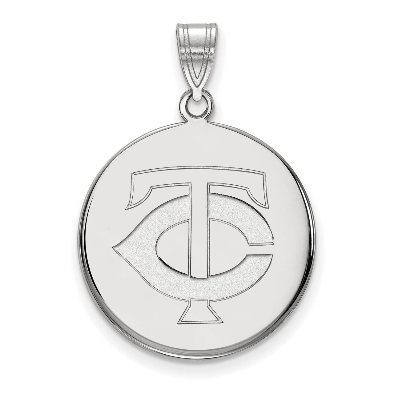 Minnesota Twins Large Disc Pendant 10k White Gold 1W016TWN, MPN: 1W016TWN, 886774781150