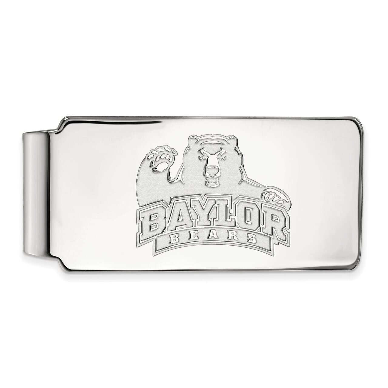 Baylor University Money Clip 10k White Gold 1W017BU, MPN: 1W017BU, 886774781426