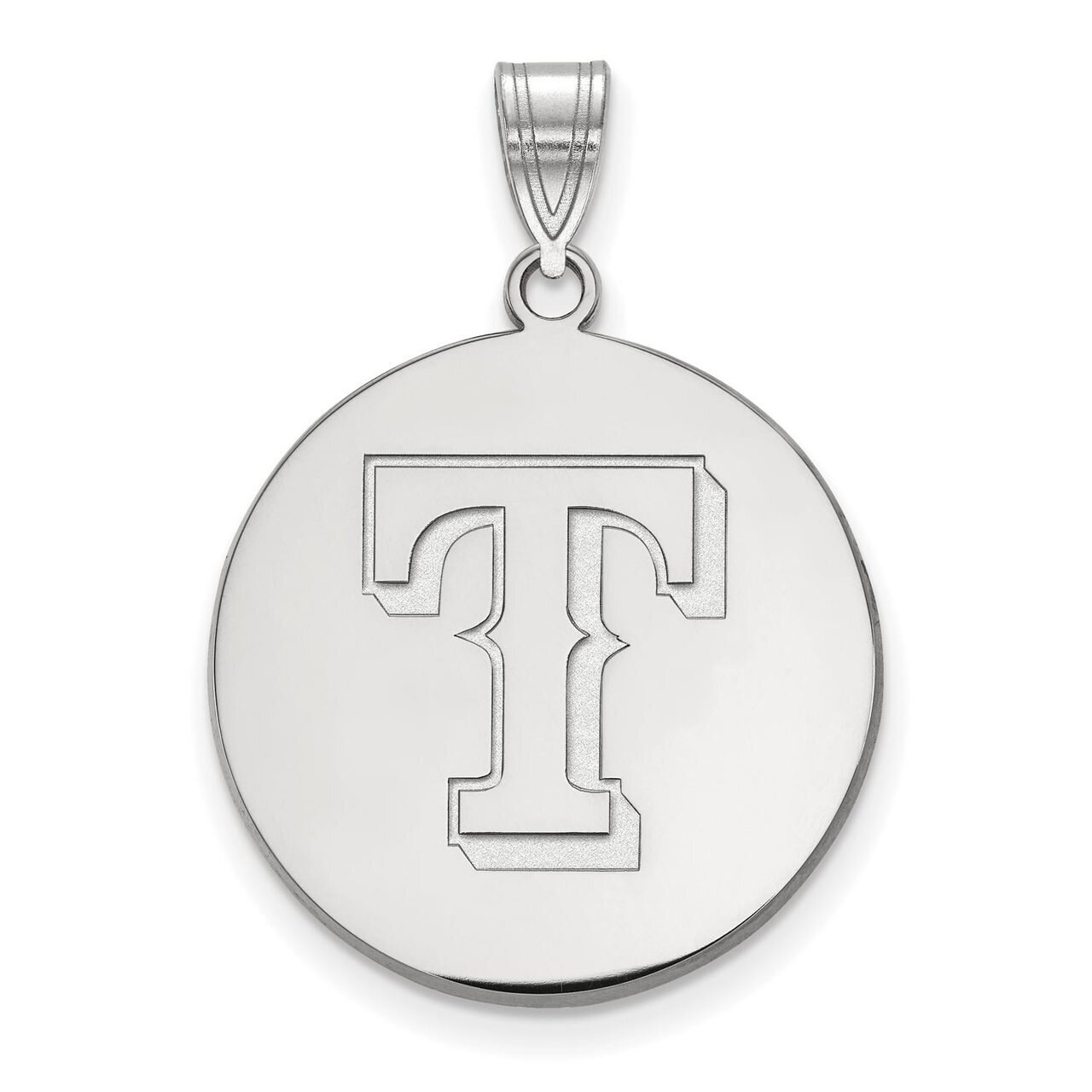 Texas Rangers Large Disc Pendant 10k White Gold 1W017RAN, MPN: 1W017RAN, 886774781570
