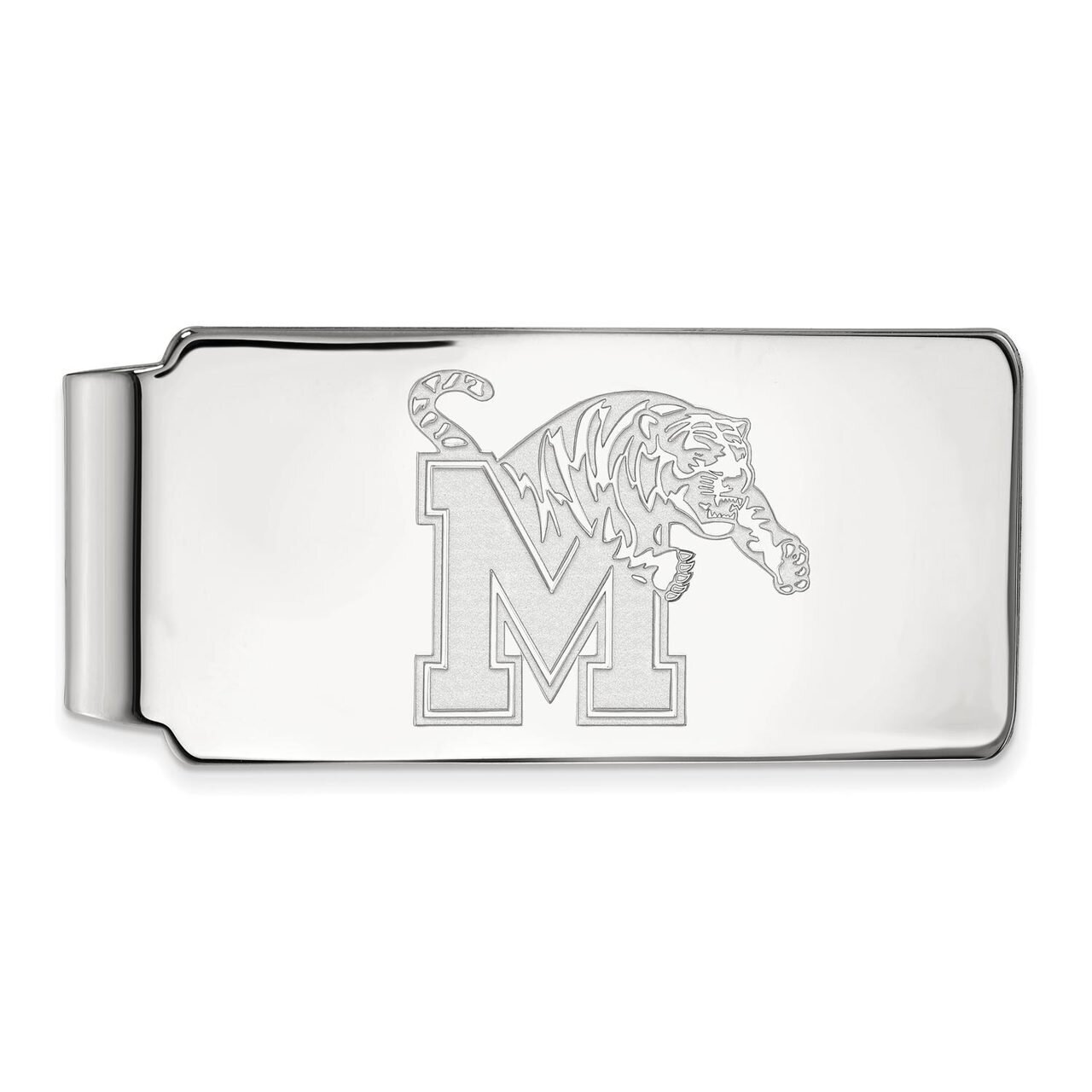 University of Memphis Money Clip 10k White Gold 1W017UMP, MPN: 1W017UMP, 886774781723