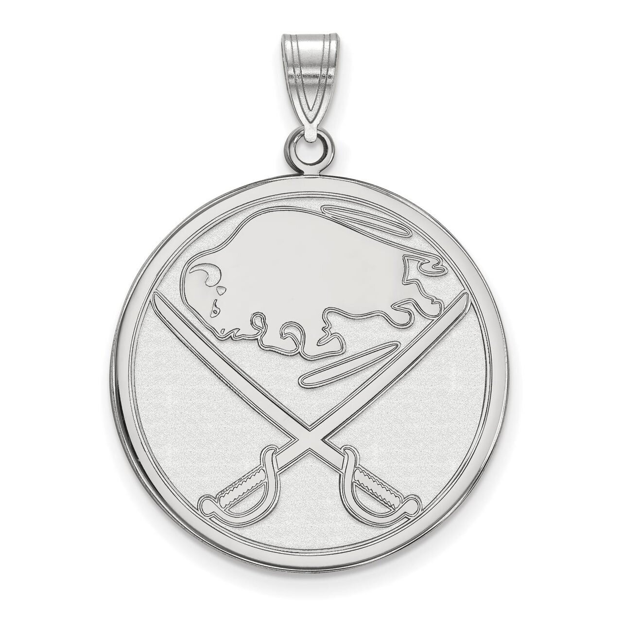 Buffalo Sabres x-Large Pendant 10k White Gold 1W019SAB, MPN: 1W019SAB, 886774733890