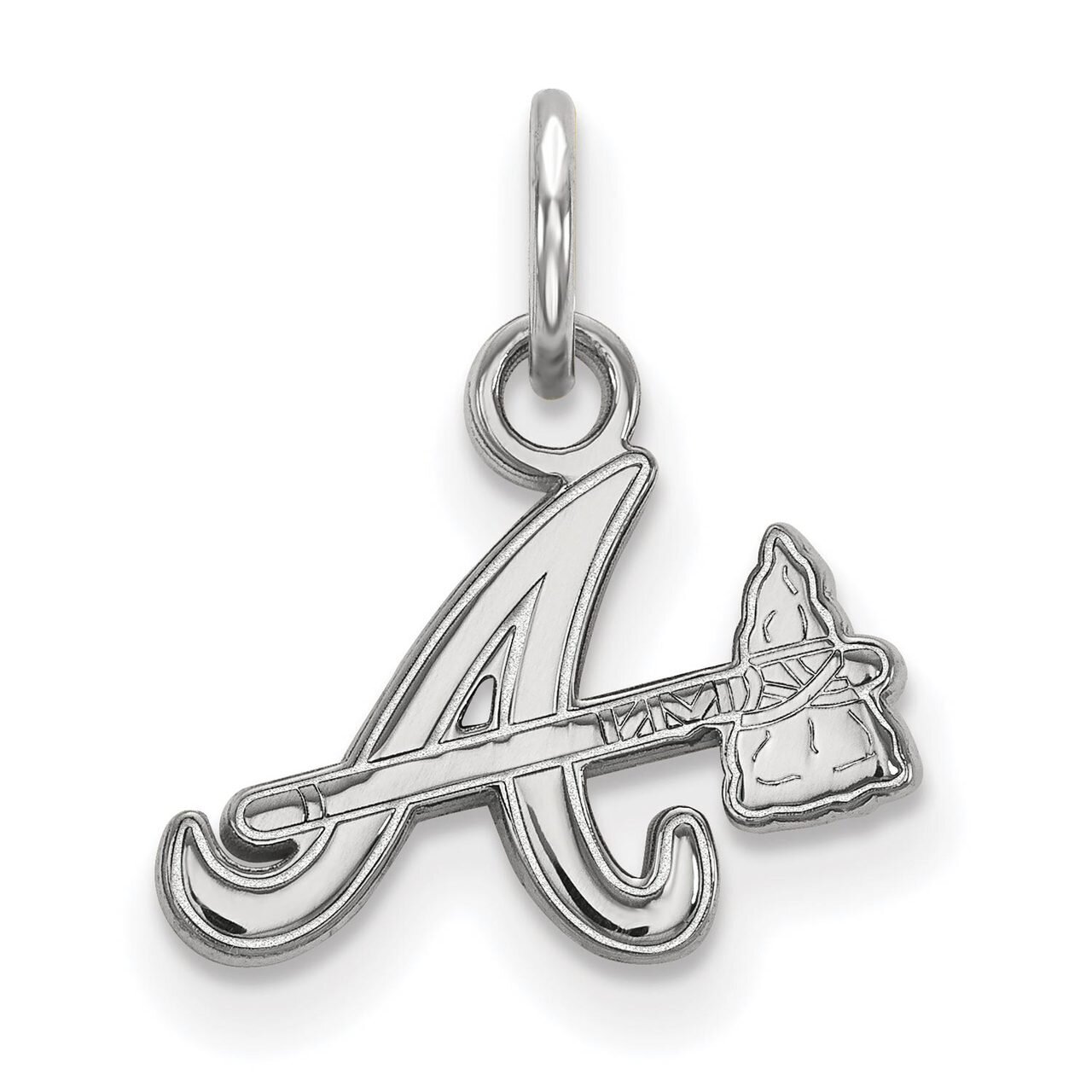 Atlanta Braves x-Small Pendant 10k White Gold 1W020BRA, MPN: 1W020BRA, 886774782416