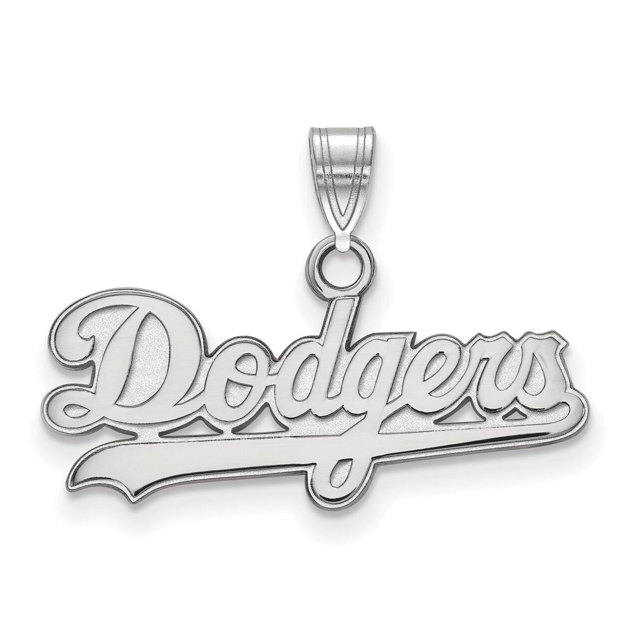 Los Angeles Dodgers Small Pendant 10k White Gold 1W021DOD