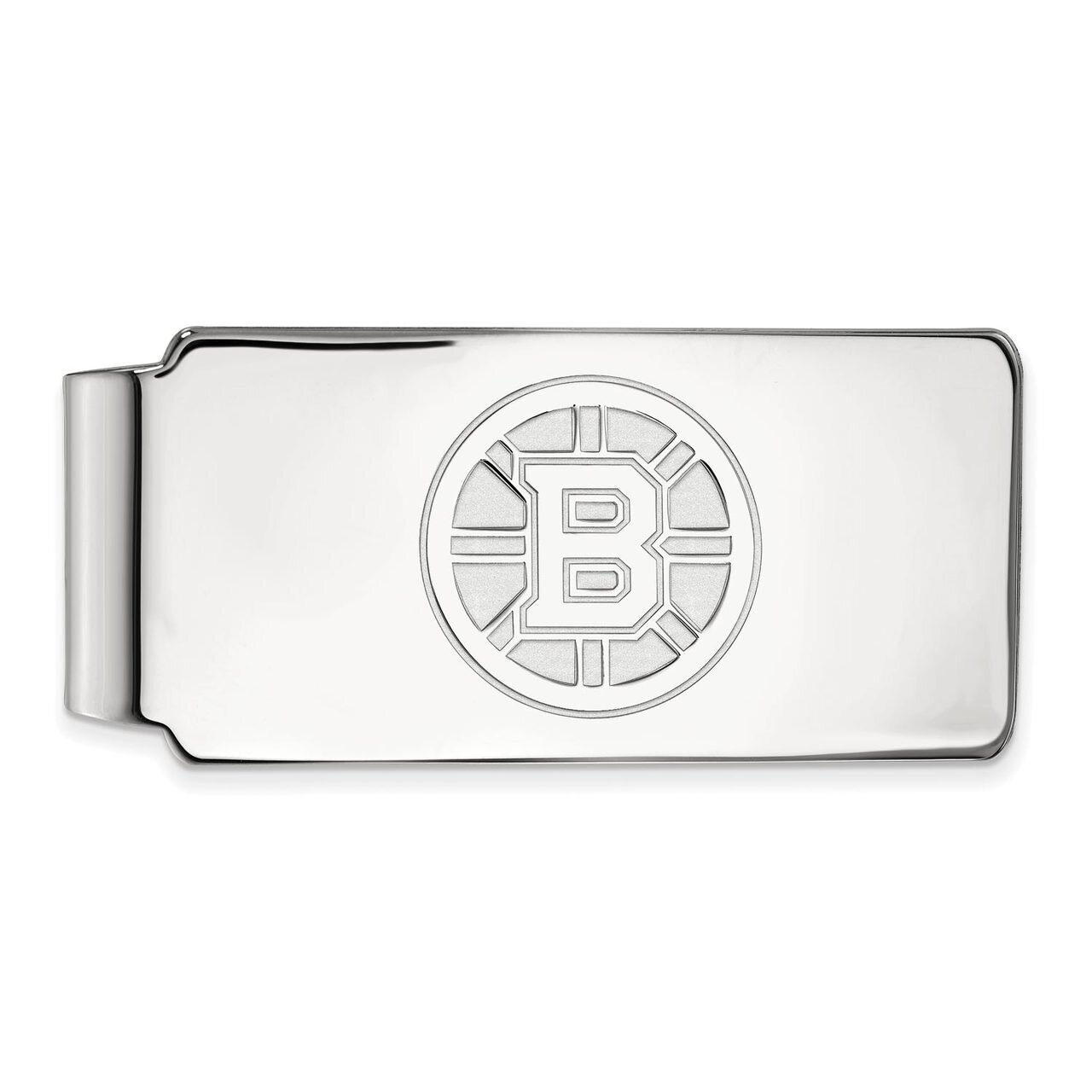 Boston Bruins Money Clip 10k White Gold 1W022BRI, MPN: 1W022BRI, 886774733944