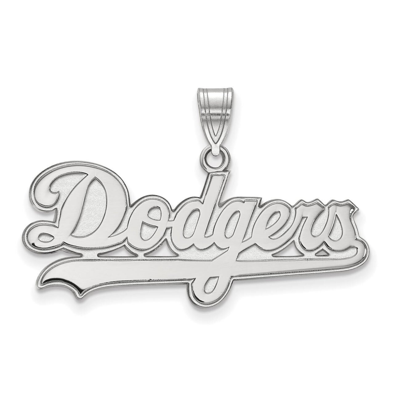 Los Angeles Dodgers Large Pendant 10k White Gold 1W022DOD