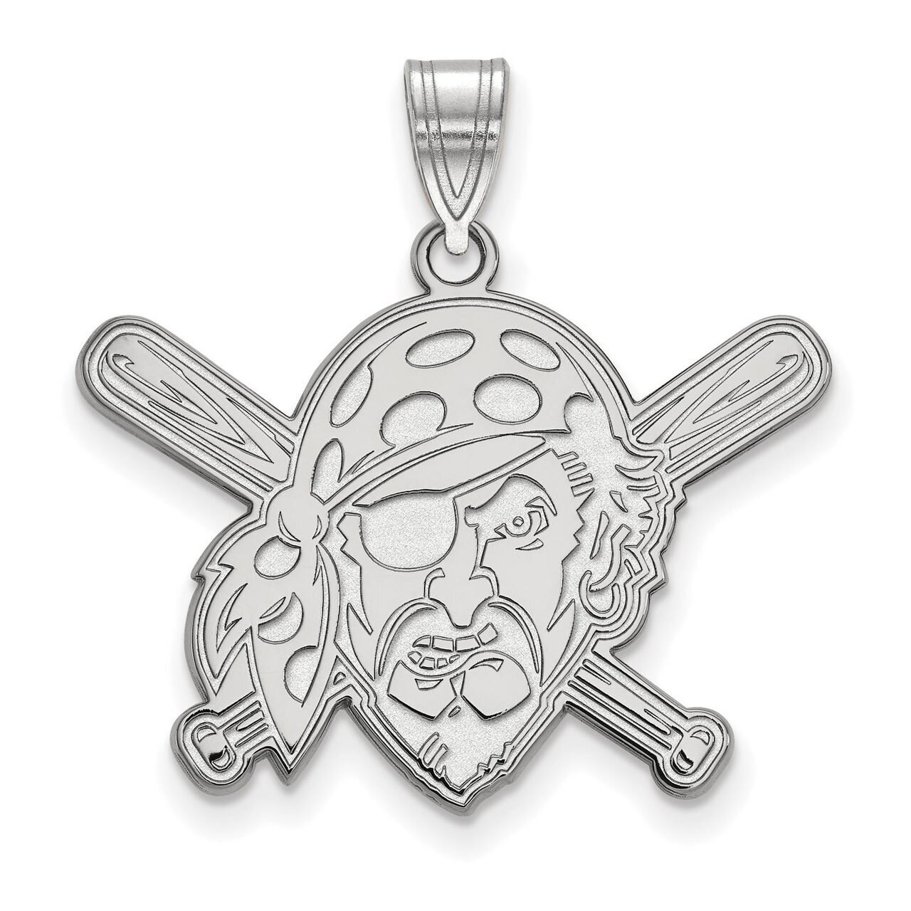 Pittsburgh Pirates Large Pendant 10k White Gold 1W023PIR, MPN: 1W023PIR, 886774783444