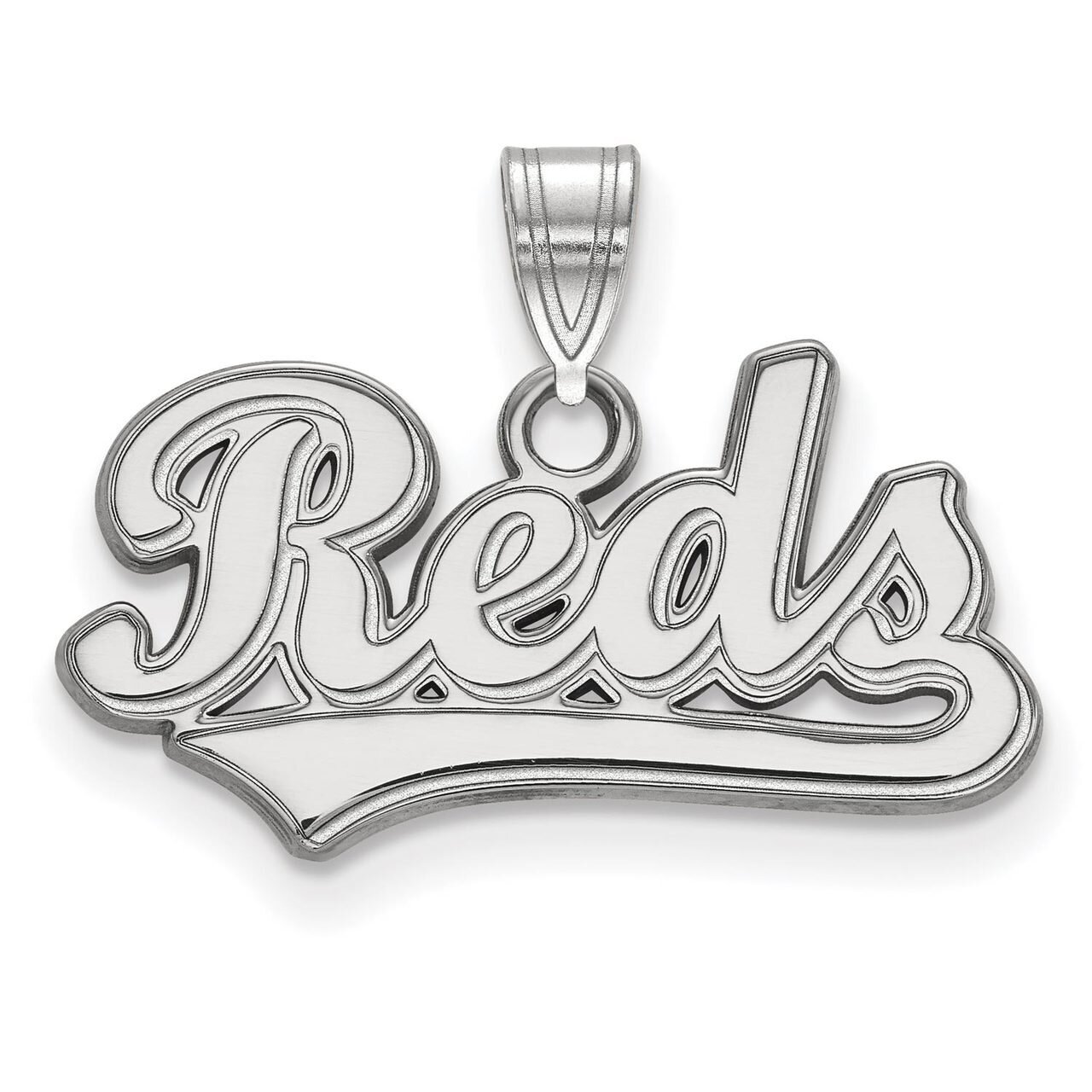 Cincinnati Reds Small Pendant 10k White Gold 1W024RDS, MPN: 1W024RDS, 886774783703