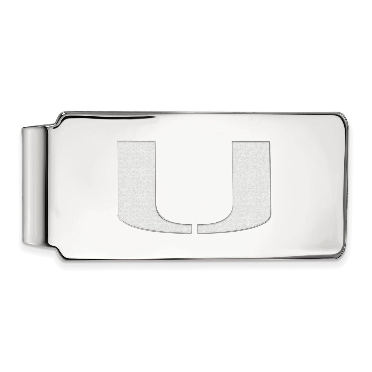 University of Miami Money Clip 10k White Gold 1W025UMF, MPN: 1W025UMF, 886774784229