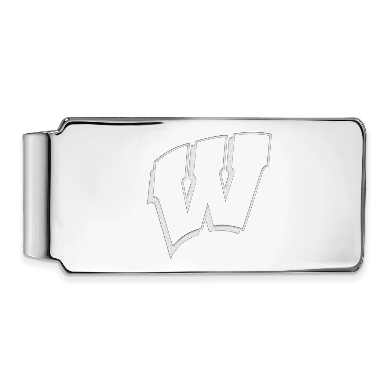 University of Wisconsin Money Clip 10k White Gold 1W025UWI, MPN: 1W025UWI, 886774784335