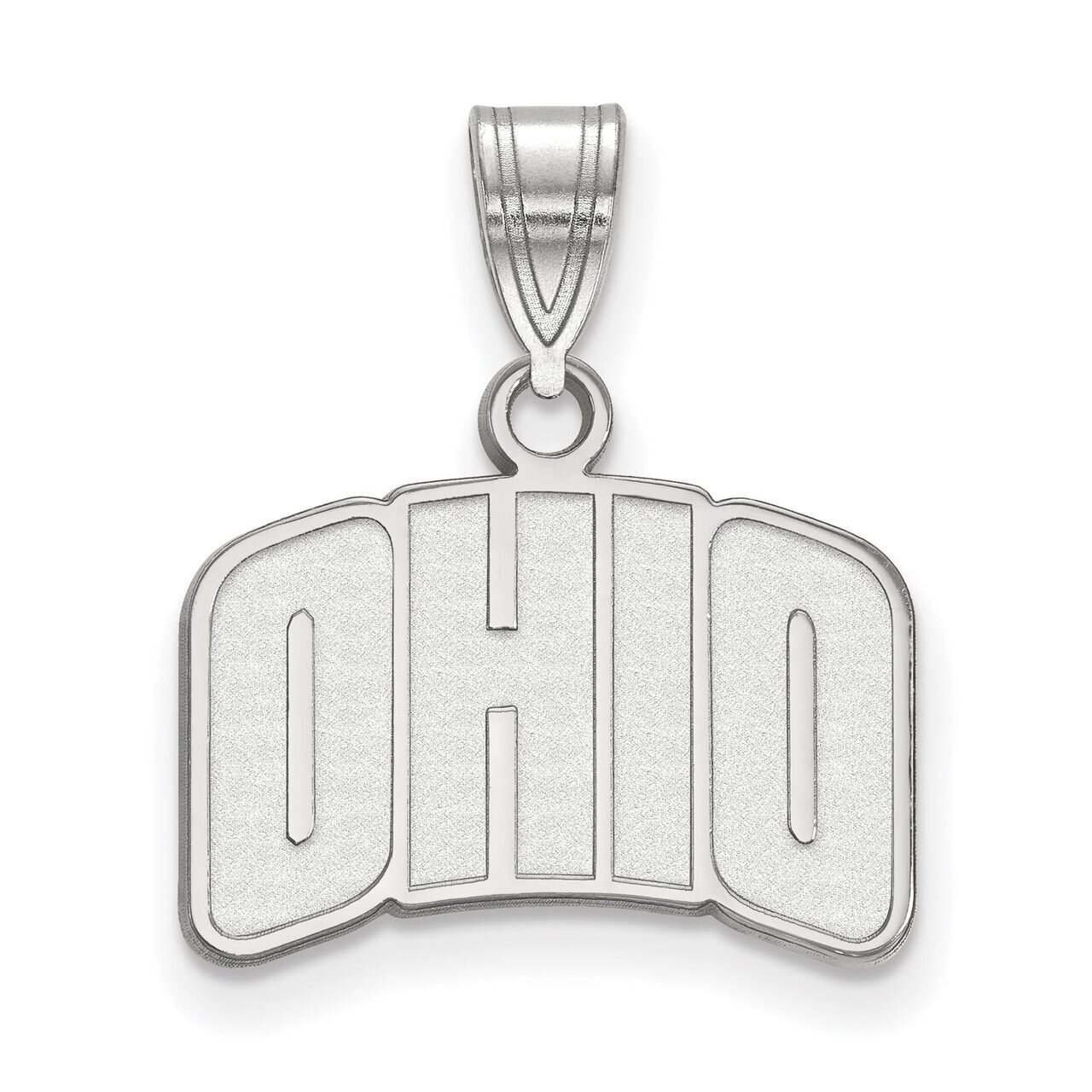 Ohio University Small Pendant 10k White Gold 1W026OU, MPN: 1W026OU, 886774784489