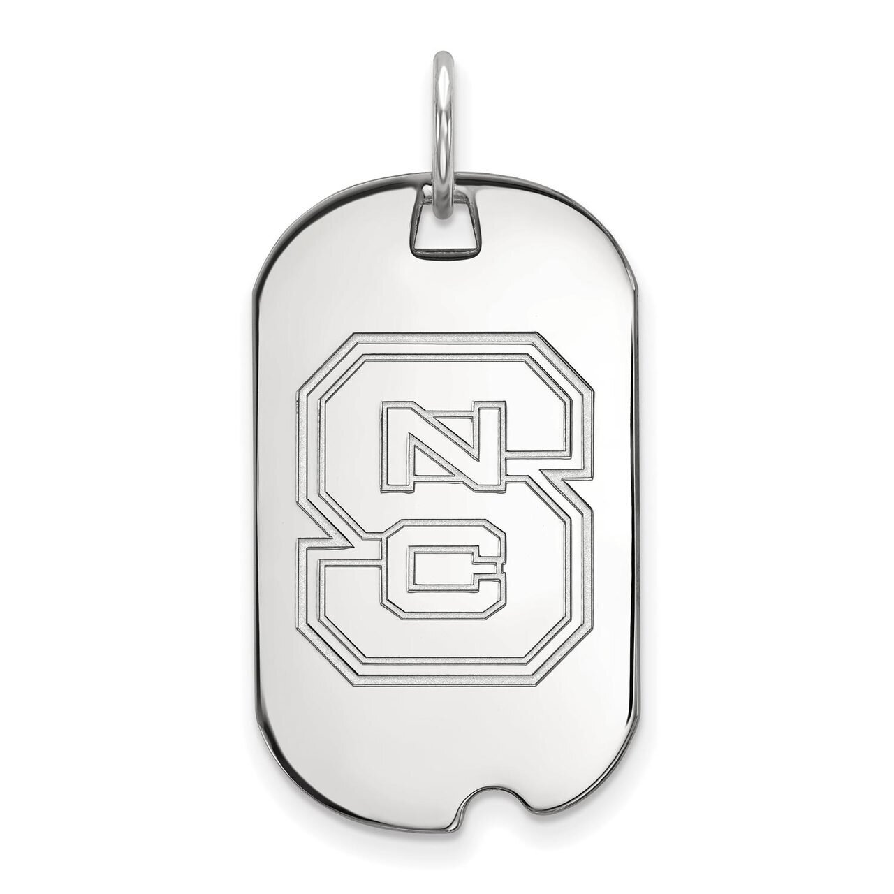North Carolina State University Small Dog Tag 10k White Gold 1W027NCS, MPN: 1W027NCS, 886774784762