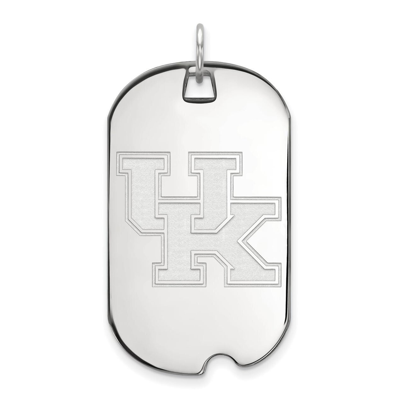 University of Kentucky Large Dog Tag 10k White Gold 1W028UK, MPN: 1W028UK, 886774785325