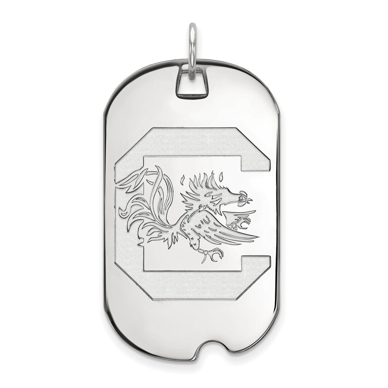 University of South Carolina Large Dog Tag 10k White Gold 1W028USO, MPN: 1W028USO, 886774785363