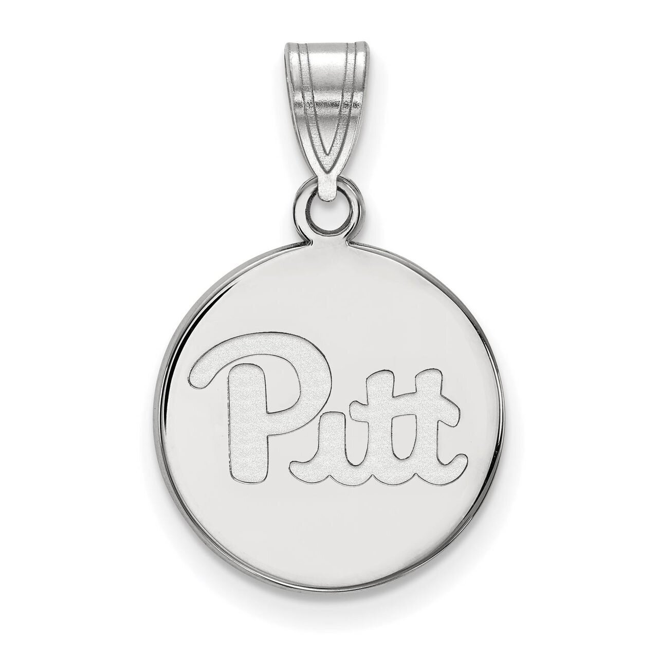University of Pittsburgh Medium Disc Pendant 10k White Gold 1W033UPI, MPN: 1W033UPI, 886774785950