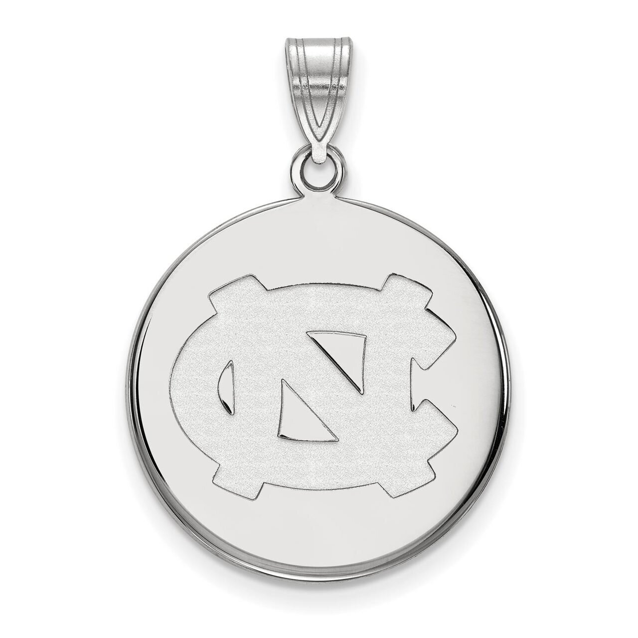 University of North Carolina Large Disc Pendant 10k White Gold 1W036UNC, MPN: 1W036UNC, 886774786339