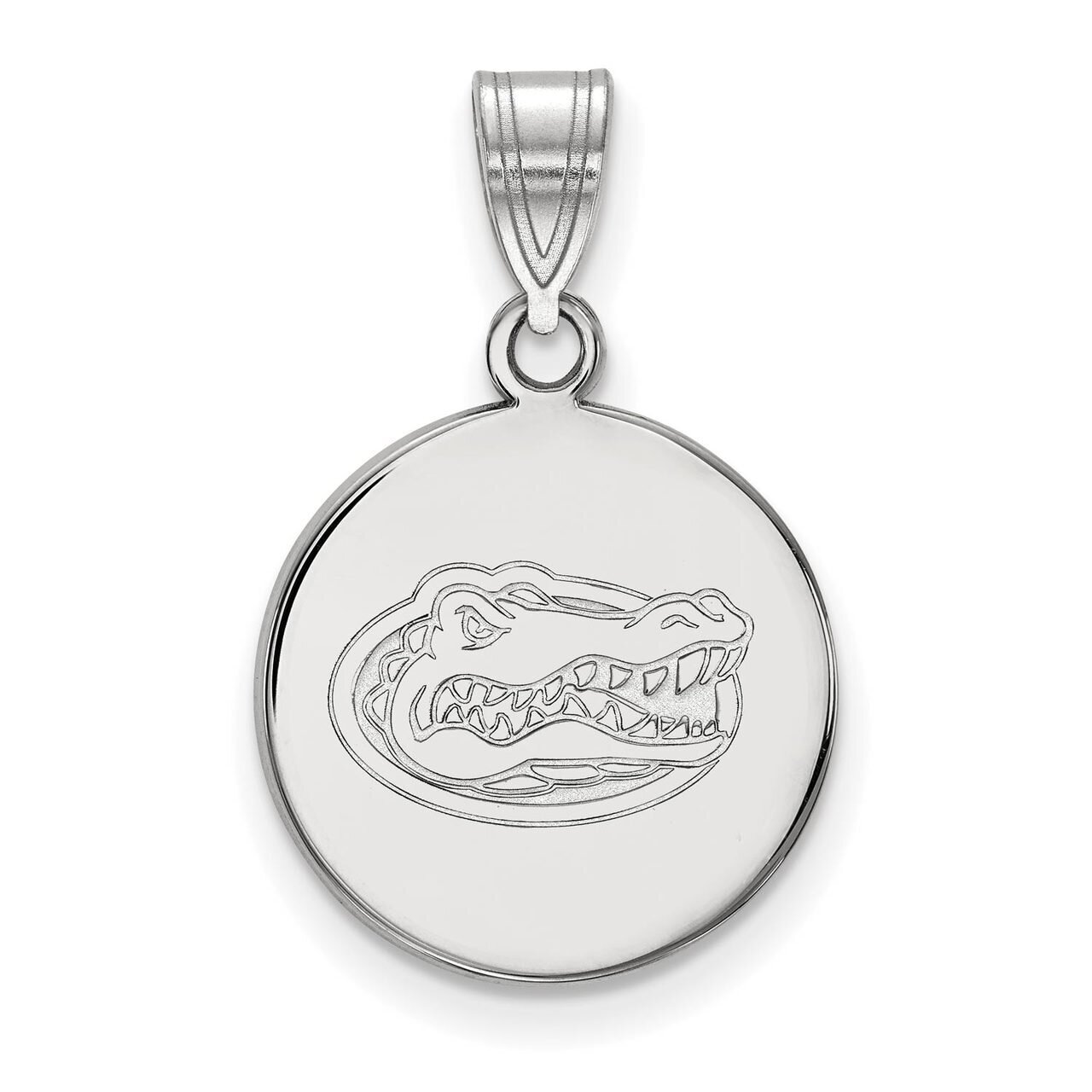 University of Florida Medium Disc Pendant 10k White Gold 1W039UFL, MPN: 1W039UFL, 886774786919