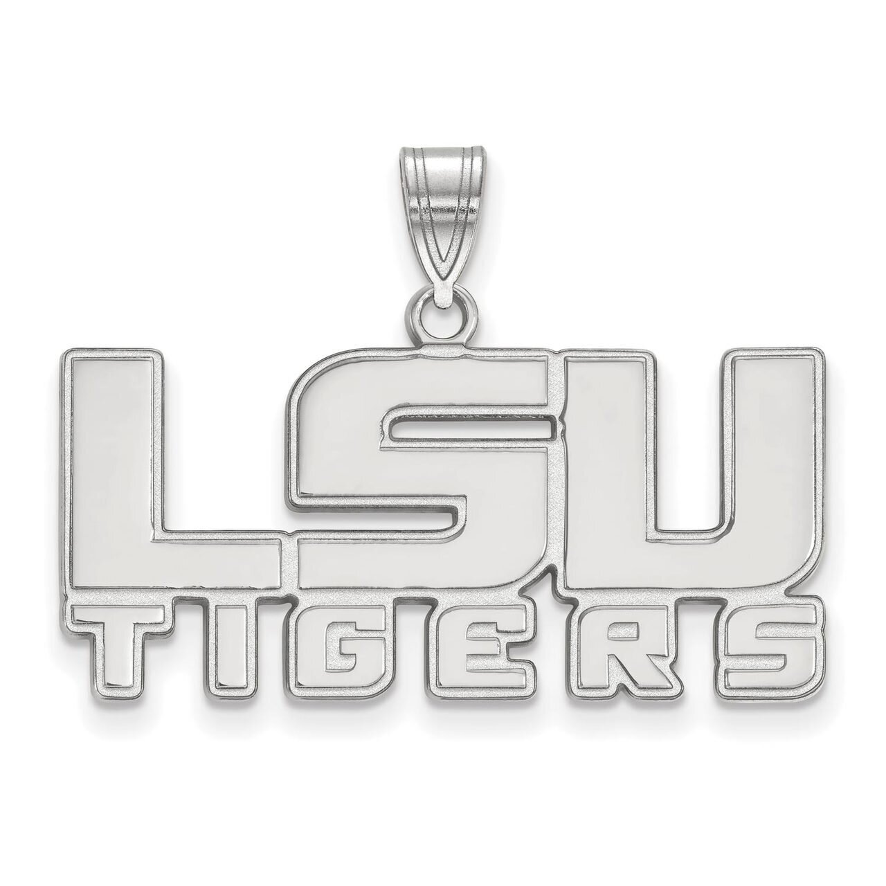 Louisiana State University Medium Pendant 10k White Gold 1W043LSU, MPN: 1W043LSU, 886774787831