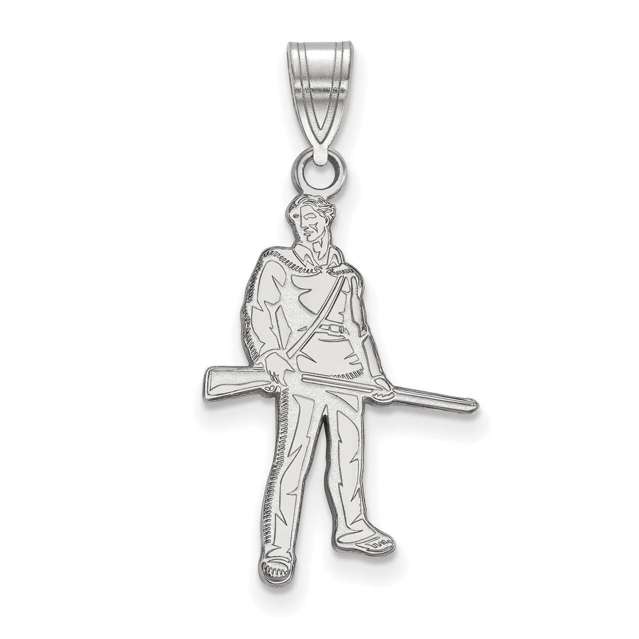 West Virginia University Medium Pendant 10k White Gold 1W045WVU, MPN: 1W045WVU, 886774788821