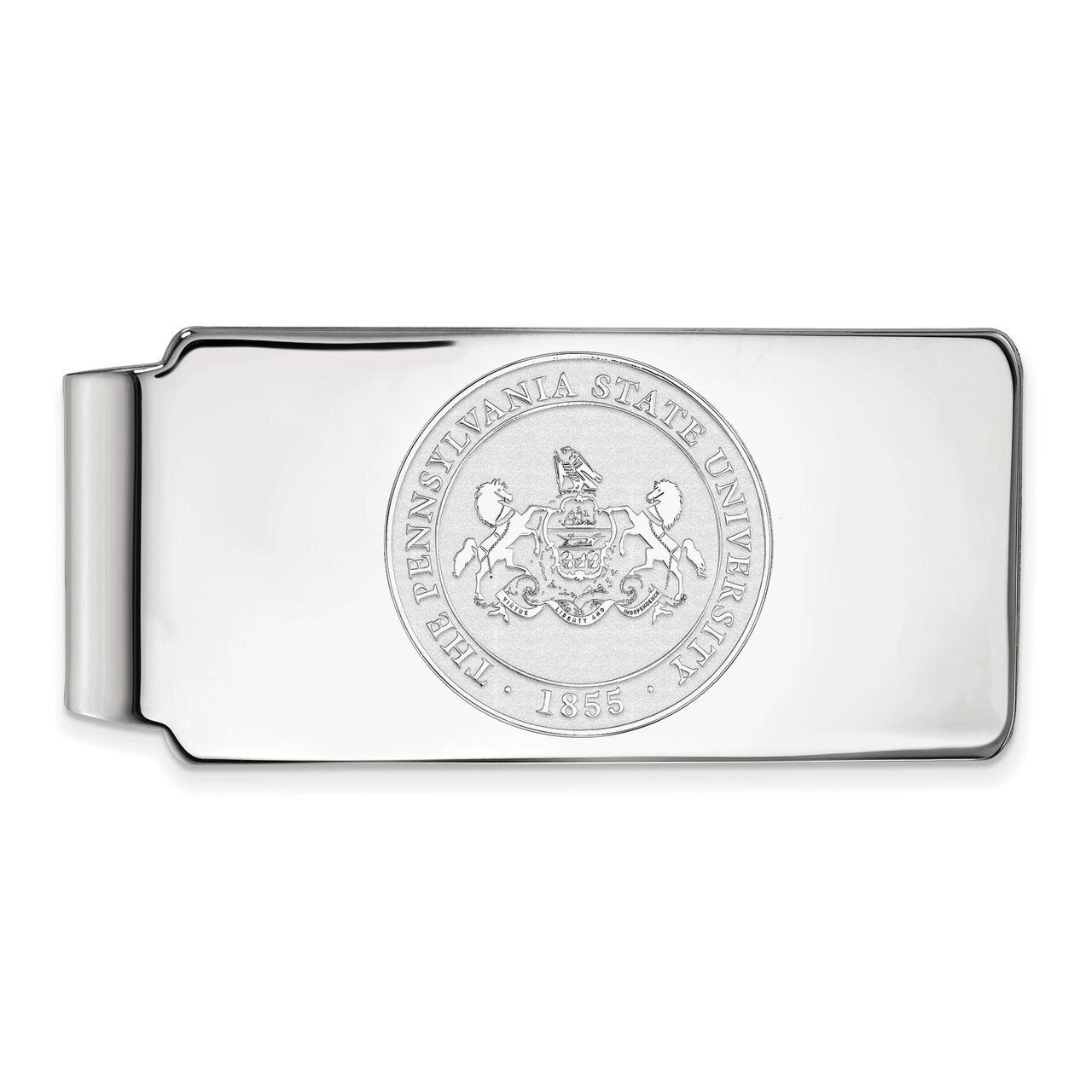 Penn State University Money Clip Crest 10k White Gold 1W046PSU, MPN: 1W046PSU, 886774788968