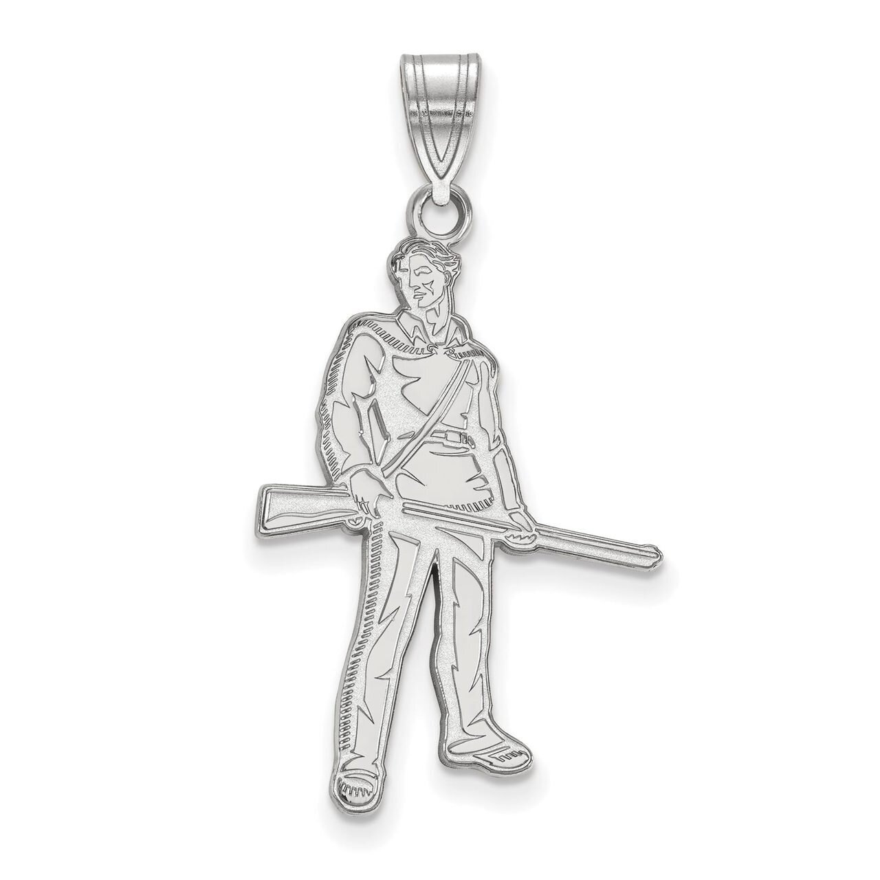 West Virginia University Large Pendant 10k White Gold 1W046WVU, MPN: 1W046WVU, 886774789200