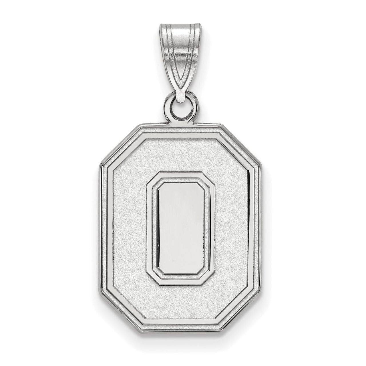 Ohio State University Large Pendant 10k White Gold 1W047OSU, MPN: 1W047OSU, 886774789330