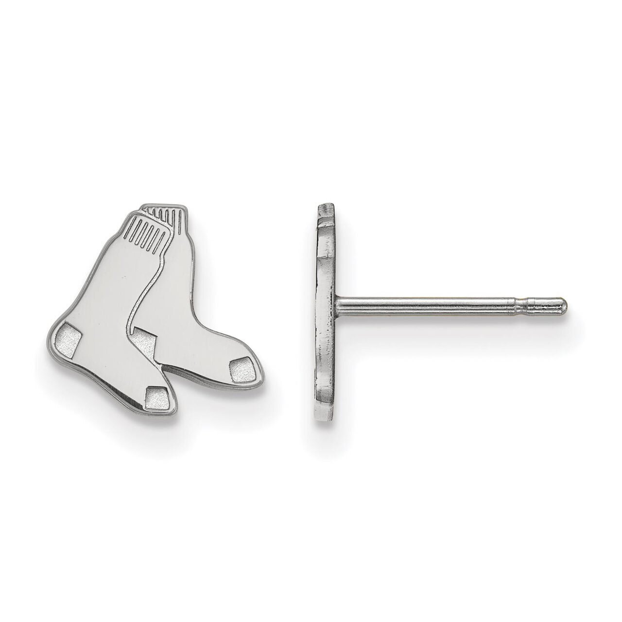 Boston Red Sox x-Small Post Earring 10k White Gold 1W049RSO, MPN: 1W049RSO, 886774789651