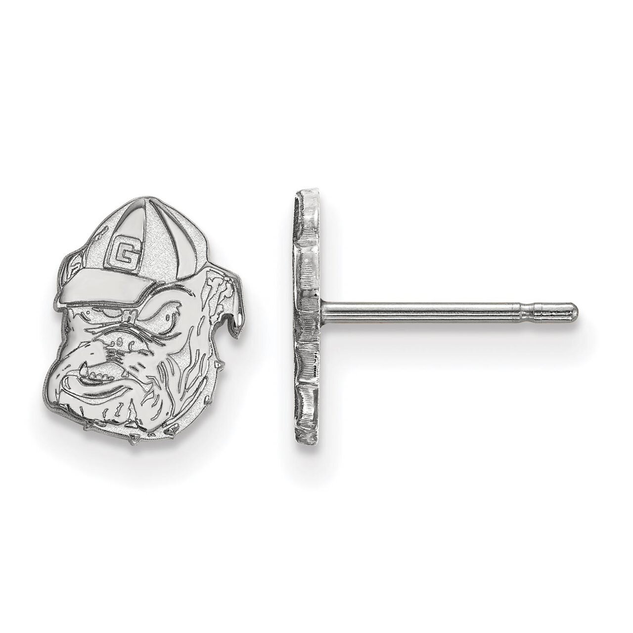 University of Georgia x-Small Post Earring 10k White Gold 1W049UGA, MPN: 1W049UGA, 886774789705