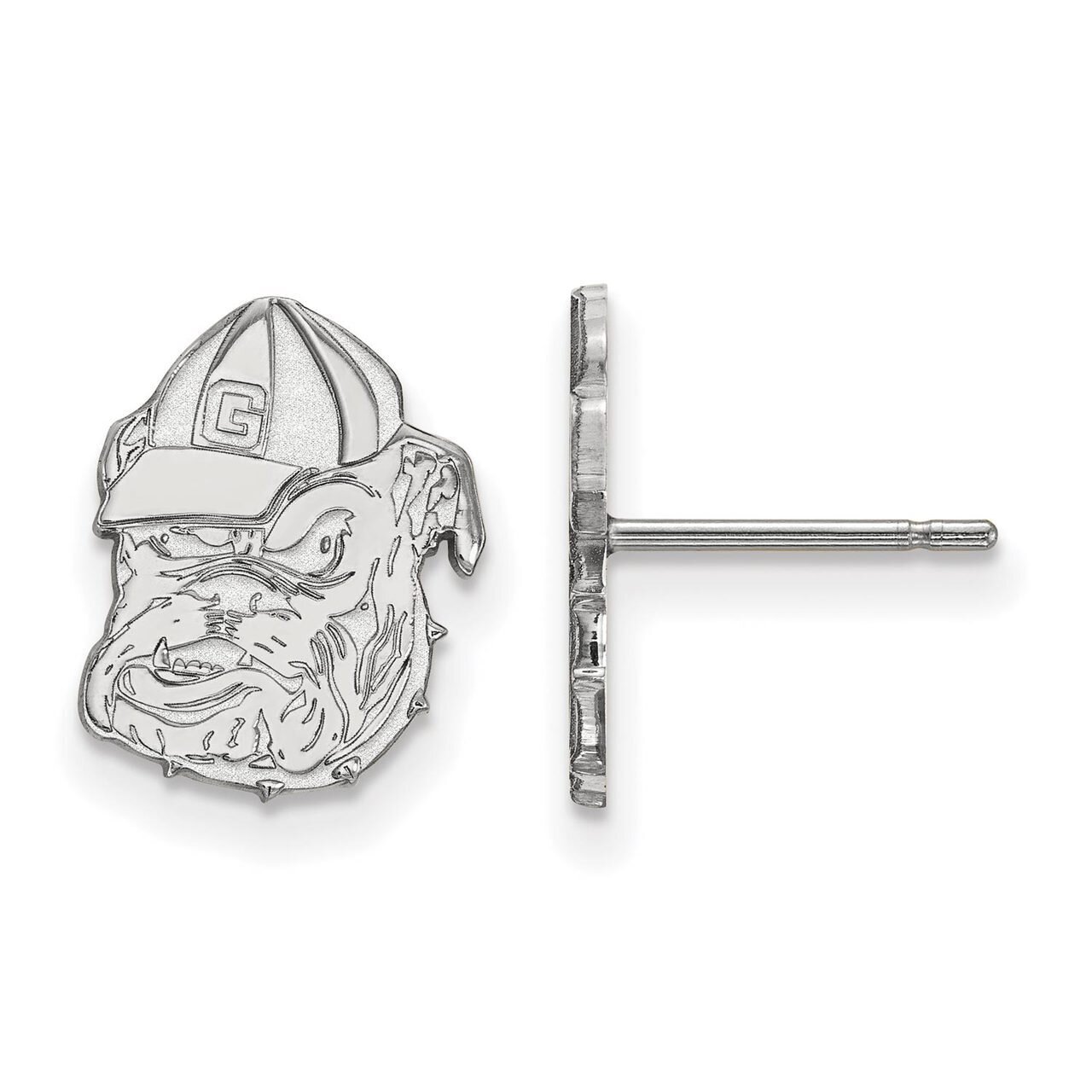 University of Georgia Small Post Earring 10k White Gold 1W050UGA, MPN: 1W050UGA, 886774789842