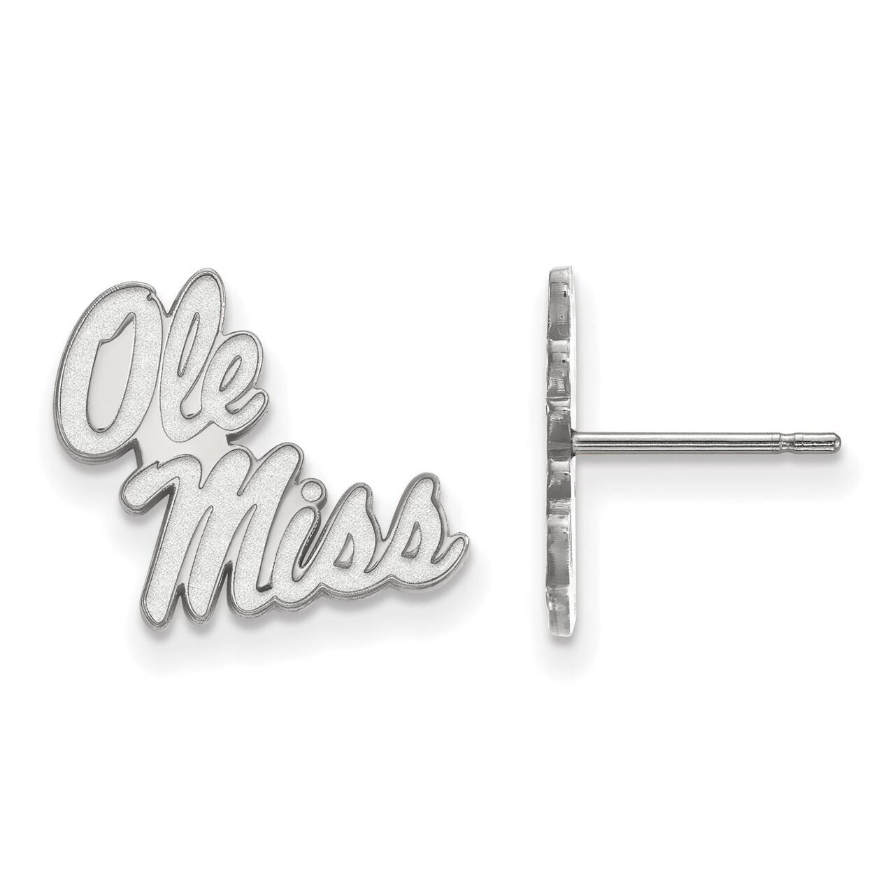 University of Mi10kwisippi Small Post Earring 10k White Gold 1W050UMS, MPN: 1W050UMS, 886774789873