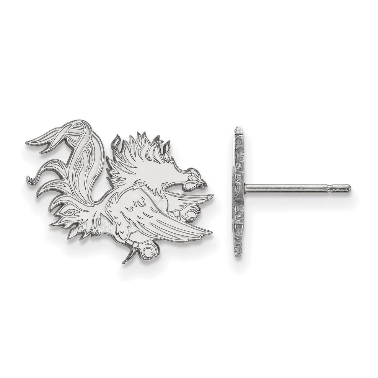 University of South Carolina Small Post Earring 10k White Gold 1W050USO, MPN: 1W050USO, 886774789880