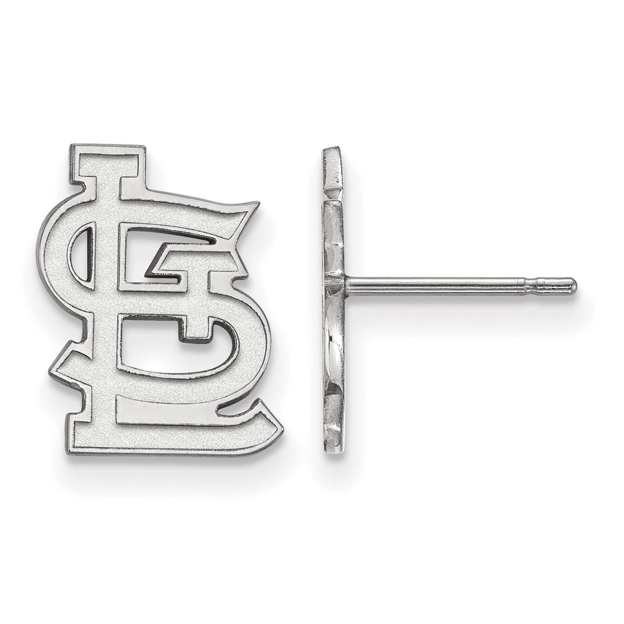 Saint Louis Cardinals Small Post Earring 10k White Gold 1W051CRD, MPN: 1W051CRD, 886774789941
