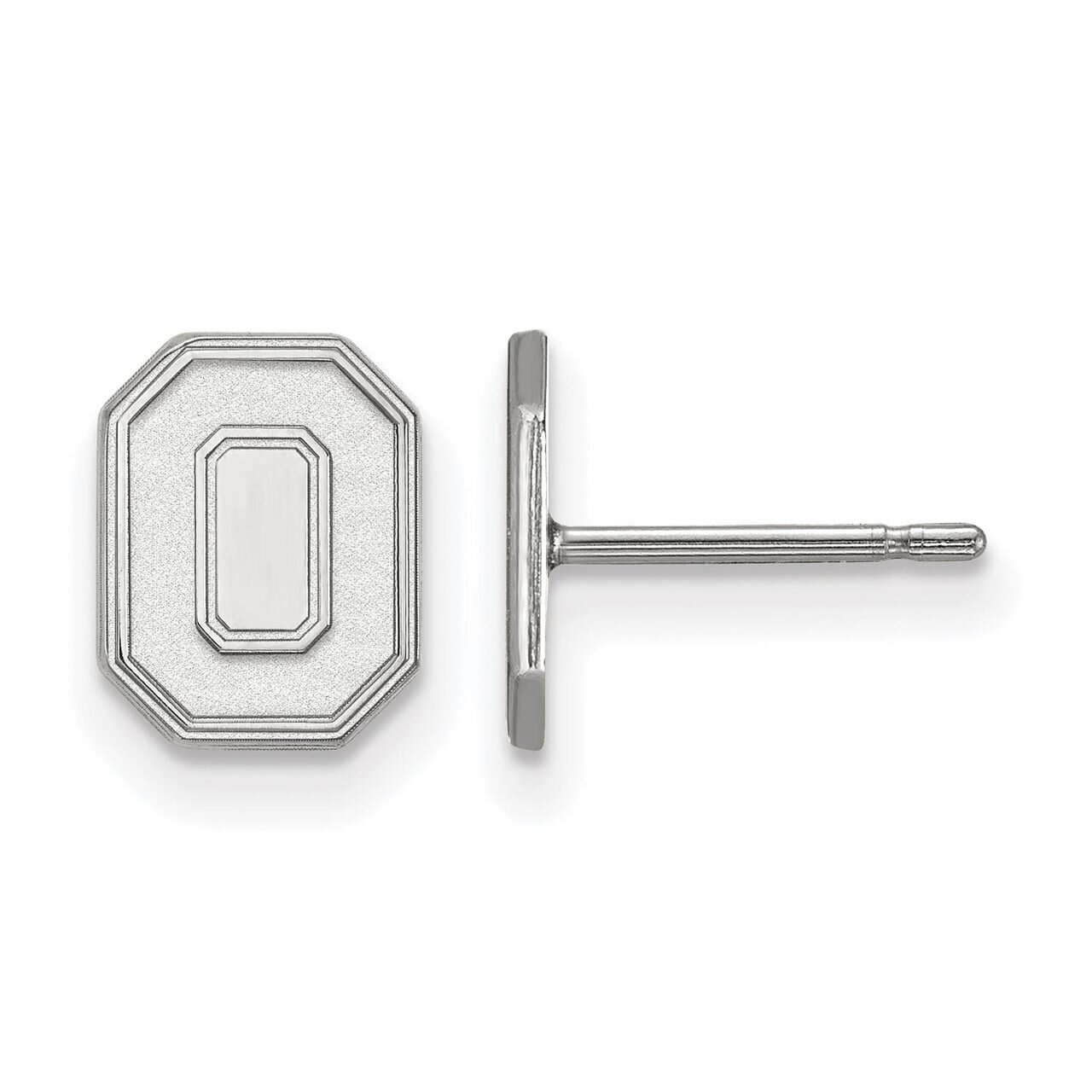 Ohio State University x-Small Post Earring 10k White Gold 1W051OSU, MPN: 1W051OSU, 886774790022