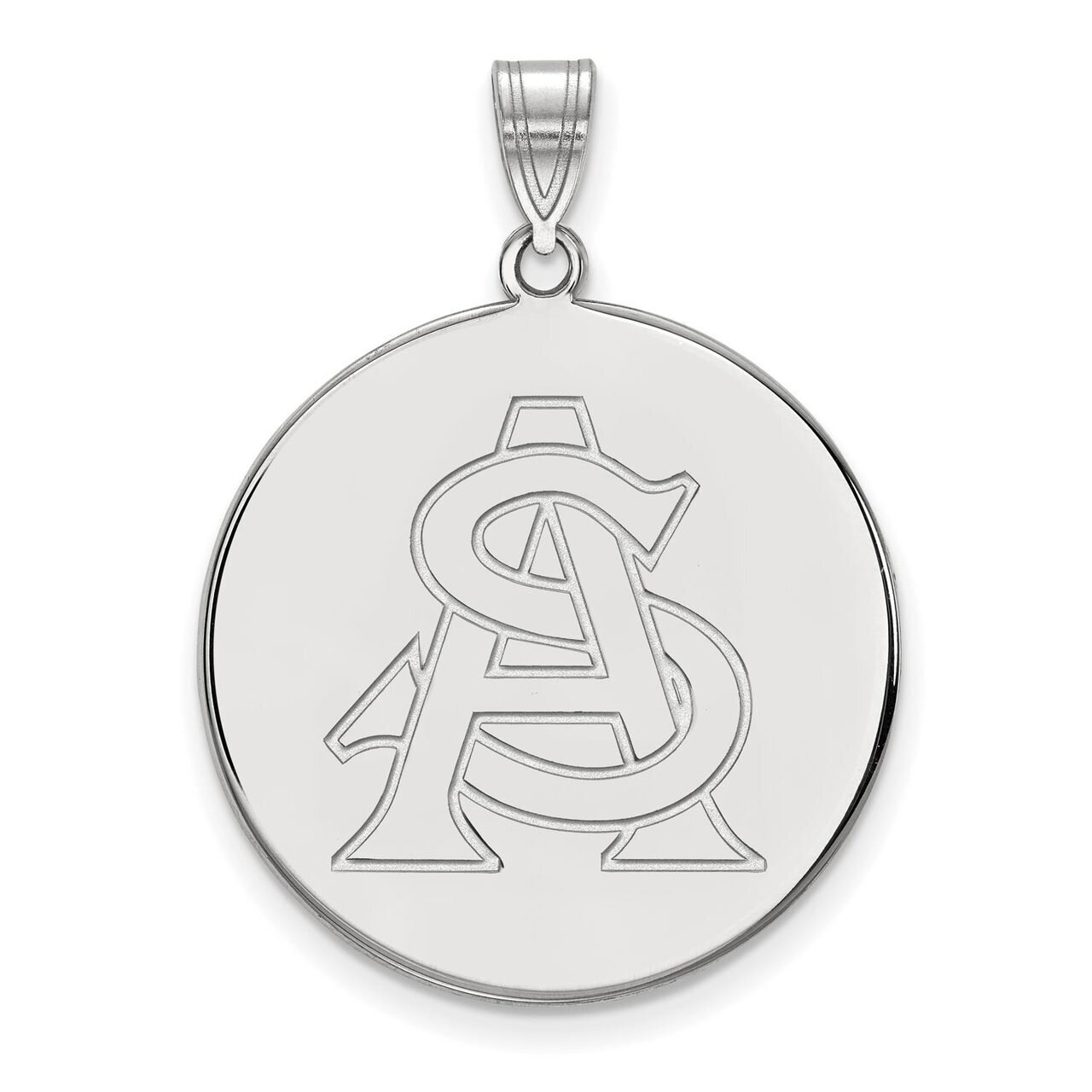 Arizona State University x-Large Disc Pendant 10k White Gold 1W053AZS, MPN: 1W053AZS, 886774790268