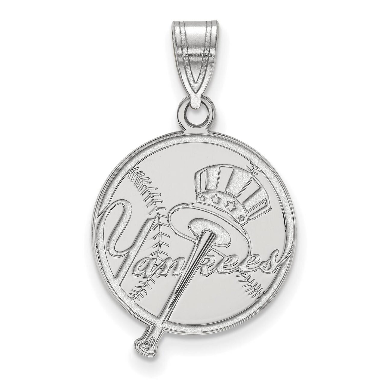 New York Yankees Large Pendant 10k White Gold 1W058YAN, MPN: 1W058YAN, 886774791098