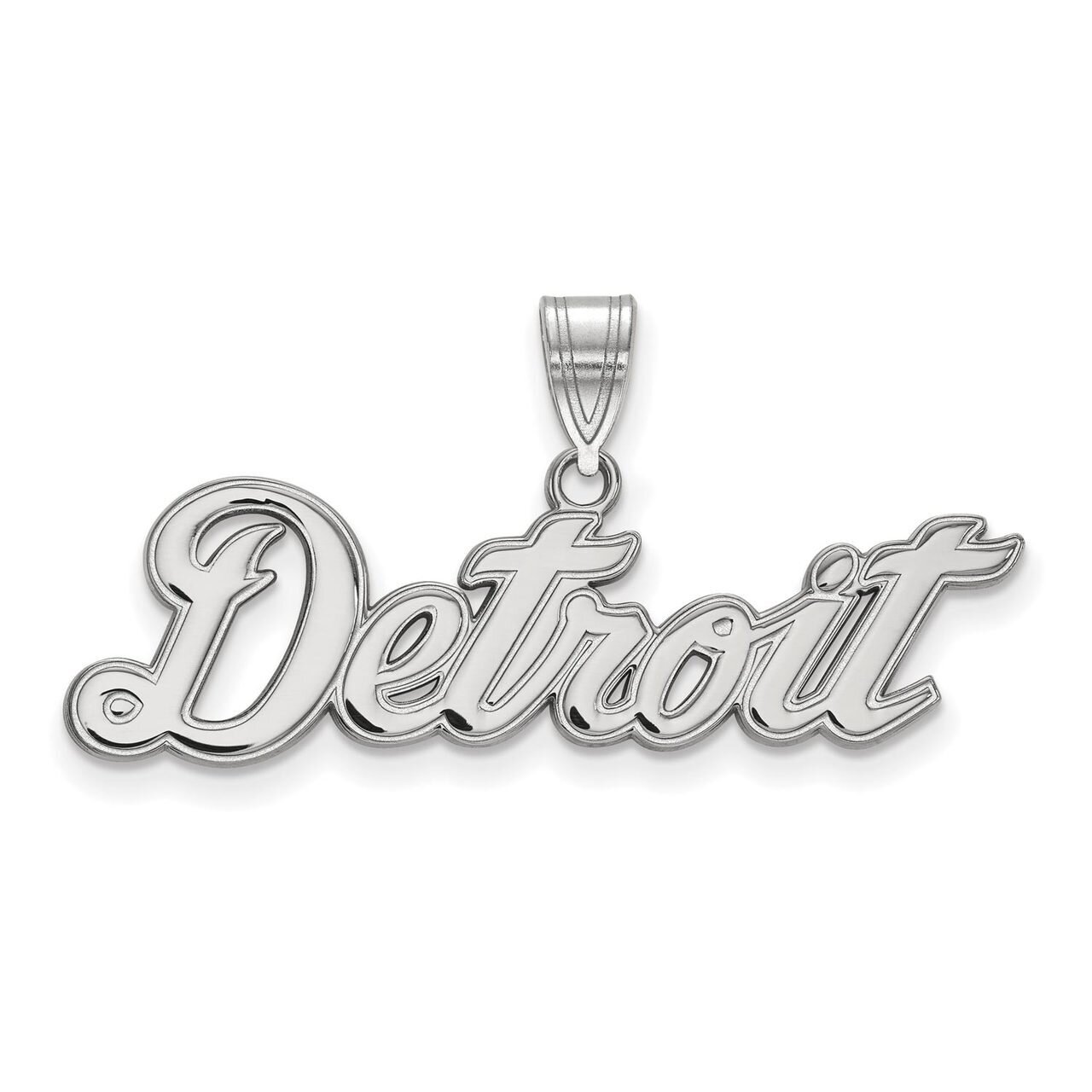 Detroit Tigers Large Pendant 10k White Gold 1W060TIG, MPN: 1W060TIG, 886774791296