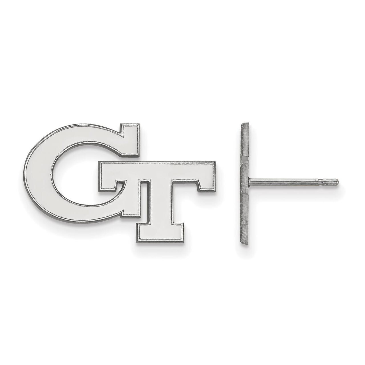 Georgia Institute of Technology Small Post Earring 10k White Gold 1W061GT, MPN: 1W061GT, 8867747914…