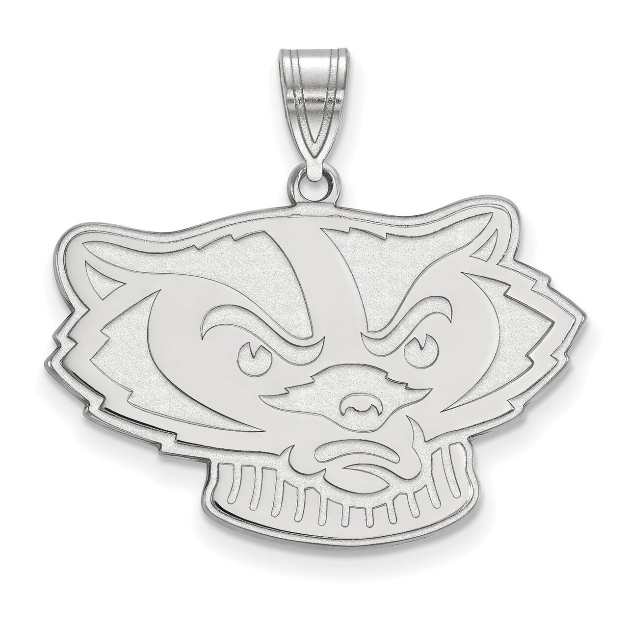 University of Wisconsin Large Pendant 10k White Gold 1W061UWI, MPN: 1W061UWI, 886774791593