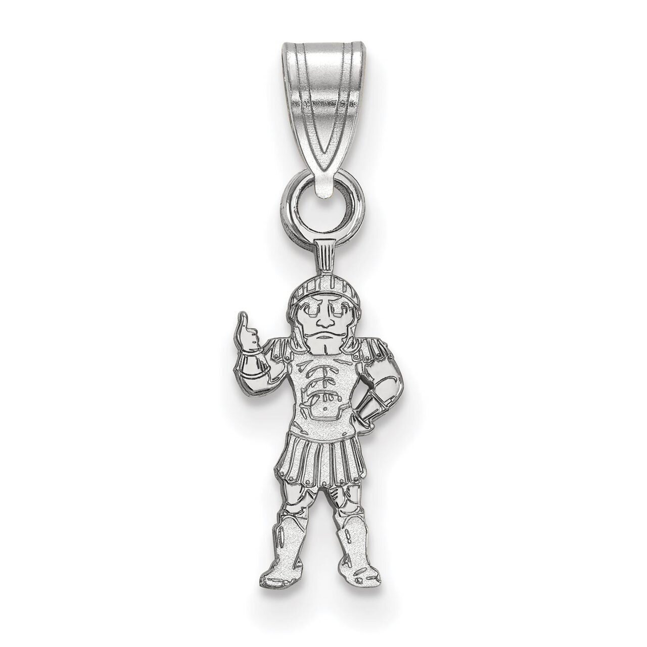 Michigan State University Small Pendant 10k White Gold 1W063MIS, MPN: 1W063MIS, 886774791777