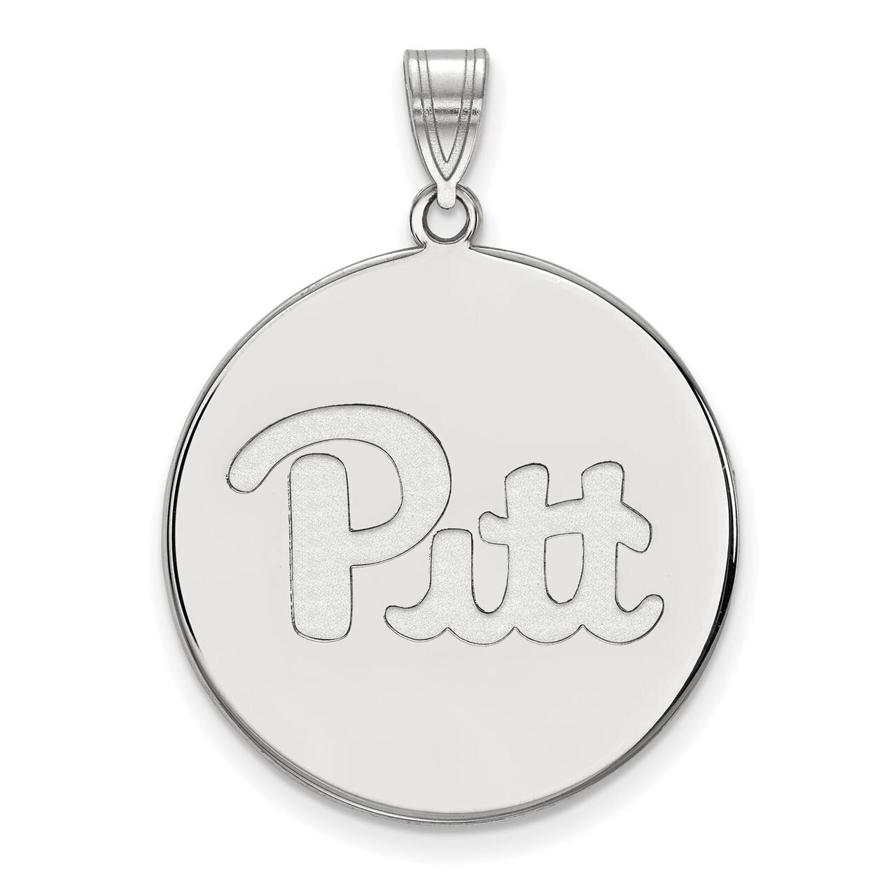 University of Pittsburgh x-Large Disc Pendant 10k White Gold 1W063UPI, MPN: 1W063UPI, 886774791906