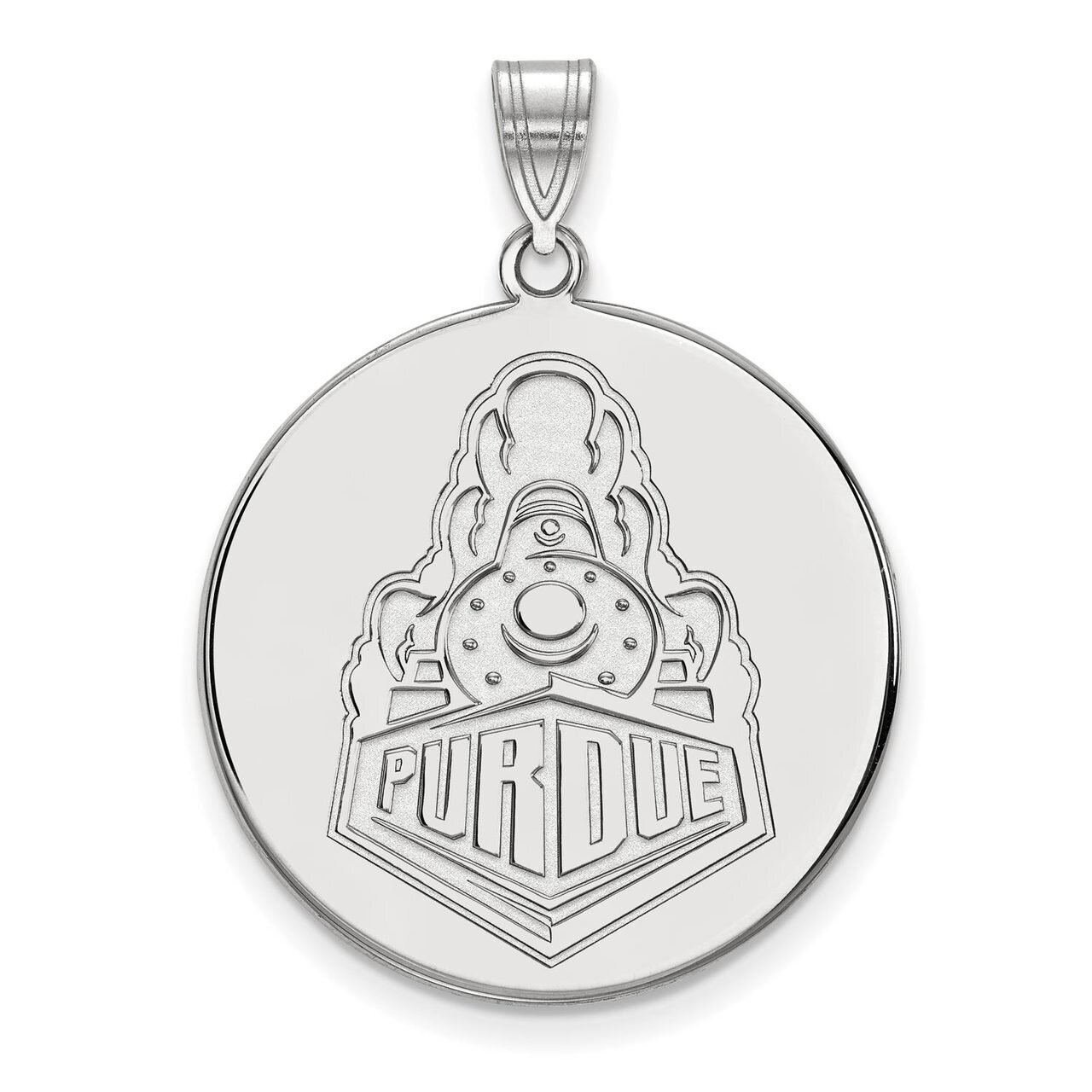 Purdue x-Large Disc Pendant 10k White Gold 1W065PU, MPN: 1W065PU, 886774792101
