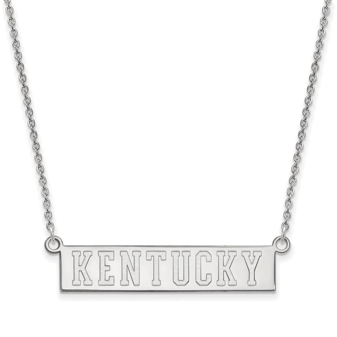 University of Kentucky Small Pendant with Chain Necklace 10k White Gold 1W072UK-18, MPN: 1W072UK-18…