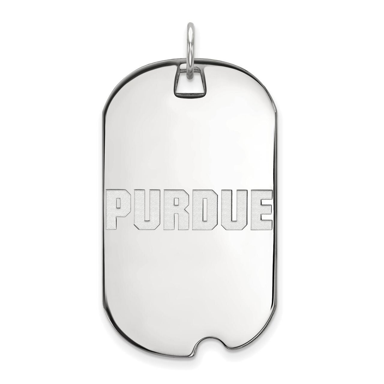Purdue Large Dog Tag 10k White Gold 1W073PU, MPN: 1W073PU, 886774793122
