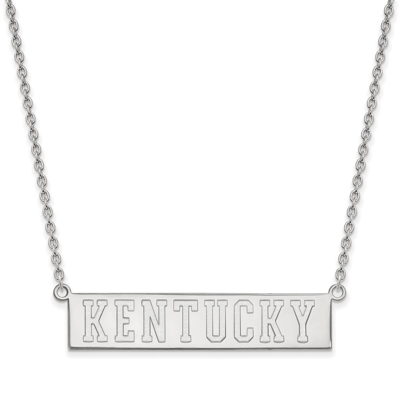 University of Kentucky Large Pendant with Chain Necklace 10k White Gold 1W073UK-18, MPN: 1W073UK-18…