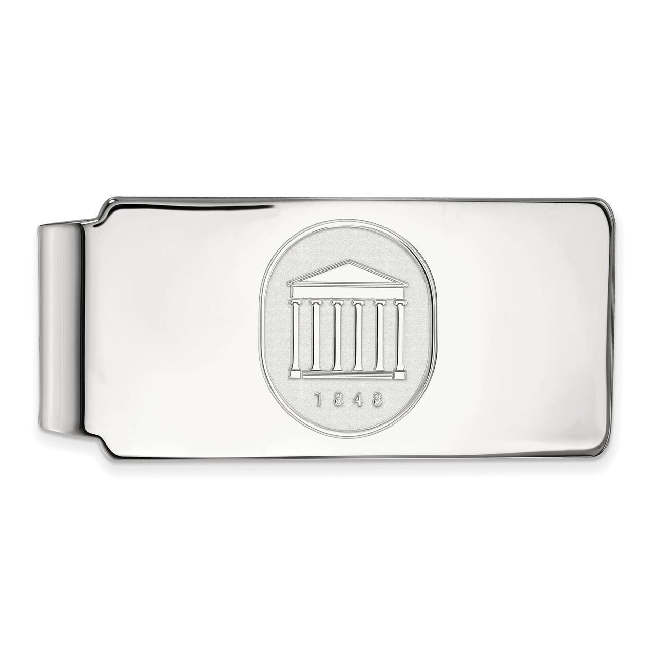 University of Mi10kwisippi Money Clip Crest 10k White Gold 1W074UMS, MPN: 1W074UMS, 886774793276