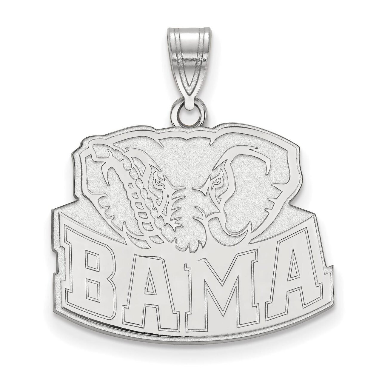 University of Alabama Large Pendant 10k White Gold 1W076UAL, MPN: 1W076UAL, 886774793405