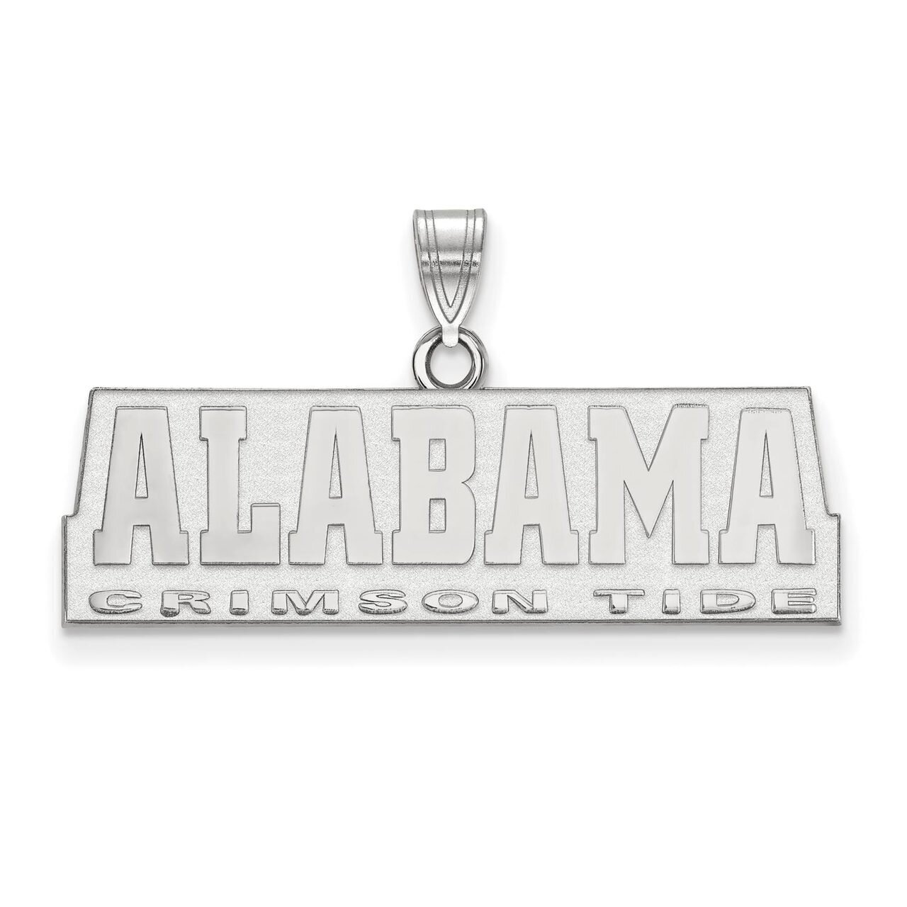 University of Alabama Small Pendant 10k White Gold 1W077UAL